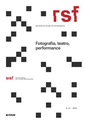 N. 13 (2022): Fotografia, teatro, performance - Copertina