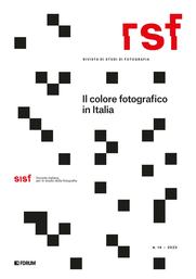 N. 14 (2023): Il colore fotografico in Italia - Copertina